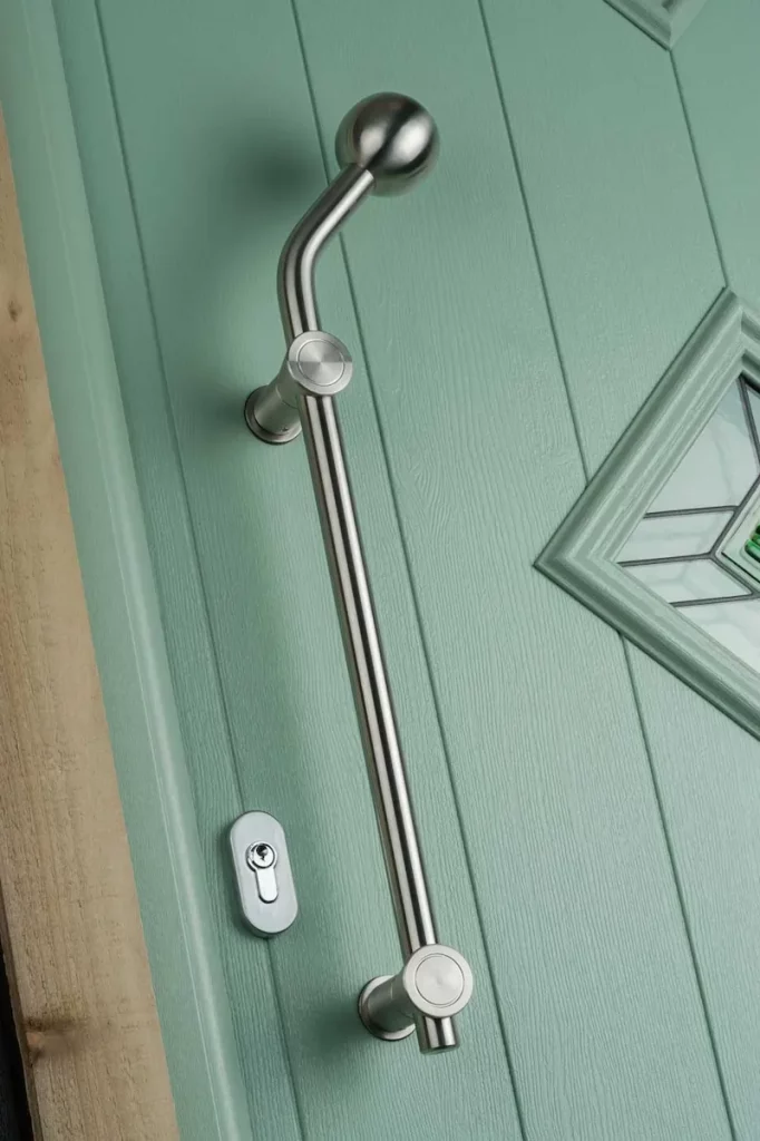 Silver Door handle